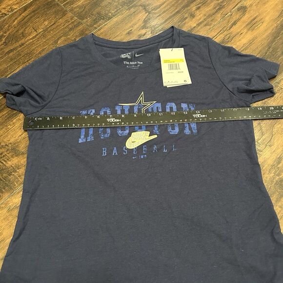 Nike Tee Houston Astros Women’s Small Tshirt Small Blue Scoop Neck NWT - Picture 5 of 8